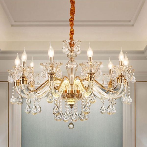 Warm White Crystal Chandelier - Image 5