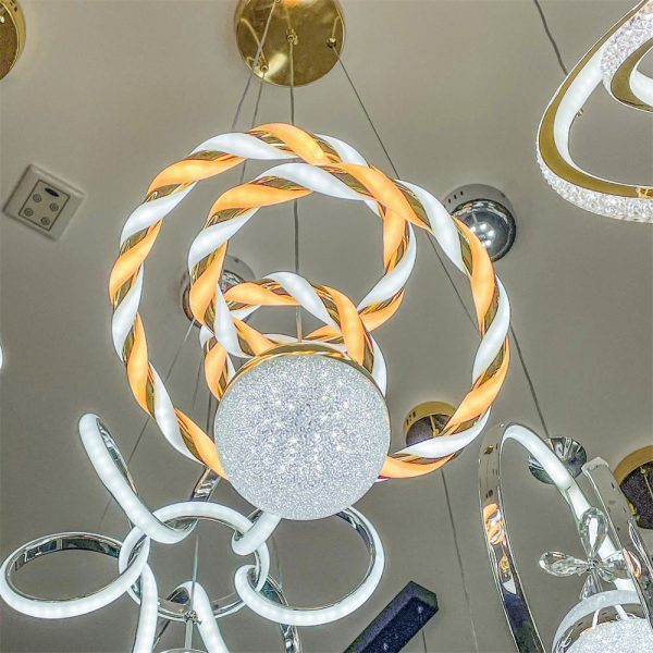Abstract Crystal Chandelier - Image 4