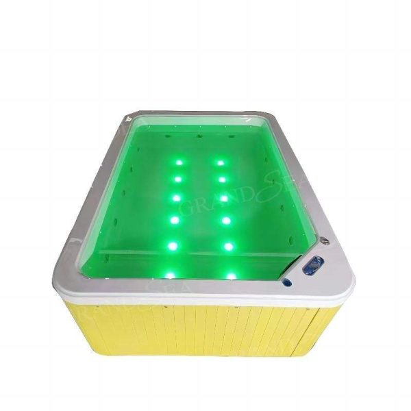 Freestanding Acrylic Whirlpool Jet Massage Bathtub - Image 5