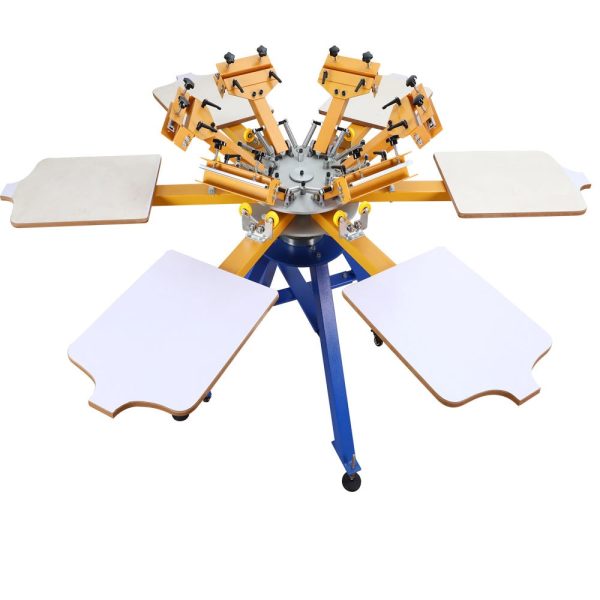 6-Color 6-Station Manual Screen Printing Machine - Image 5