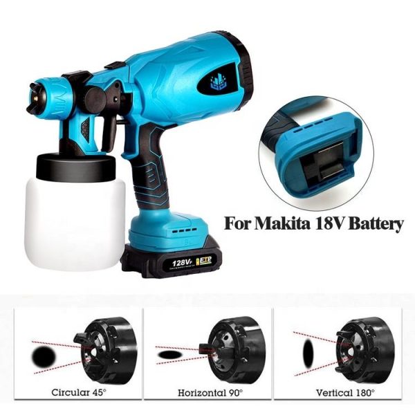 800ML Electric High-Pressure Spray Paint Gun - Image 4