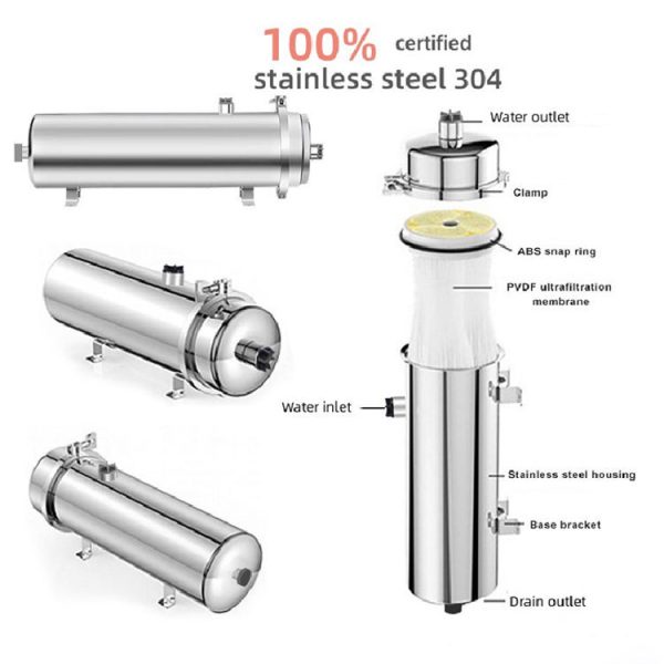 1500L Stainless Steel Ultrafiltration Water Purifier - Image 6