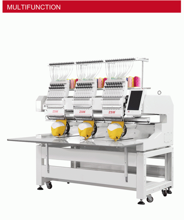 Three Heads 12 Needles Embroidery Machine - Image 6