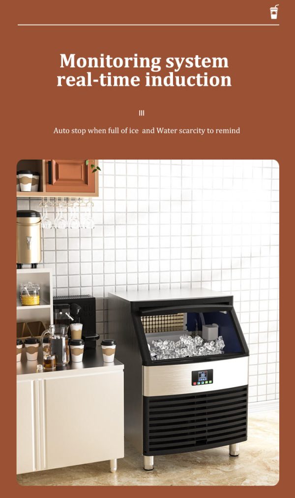 26kg & 40kg Stainless Steel Ice Machine - Image 6
