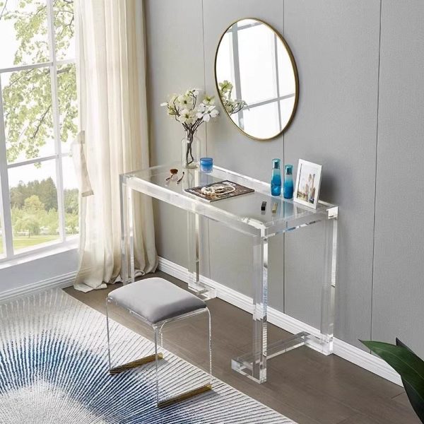 Transparent Acrylic Dressing Table - Image 6