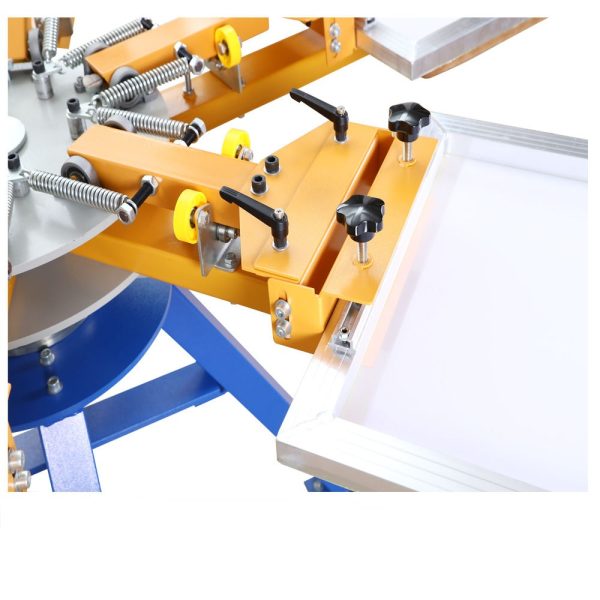 6-Color 6-Station Manual Screen Printing Machine - Image 4