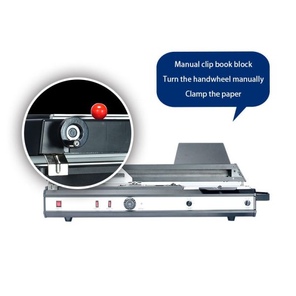 320mm Wide Manual Glue Binding Machine - Image 6