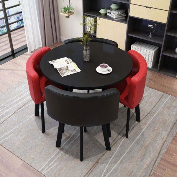 Luxury Wooden Dining Table Set - Image 6