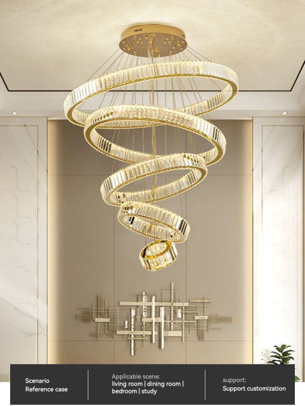 Crystal Chandelier Rings Light - Image 7