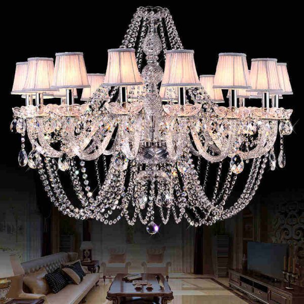 Exquisite European Crystal Chandelier - Image 7