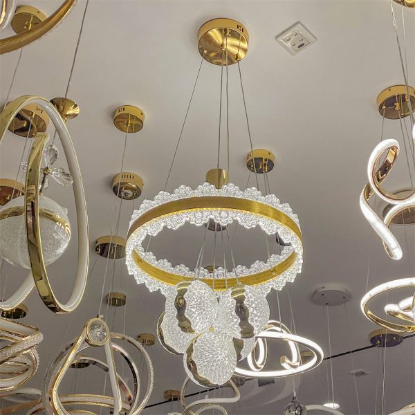 Abstract Crystal Chandelier - Image 7