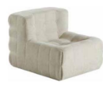 Contemporary Compressed Sofa