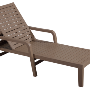 Adjustable Recliner Beach Lounge Chair – All-Weather Resin Frame