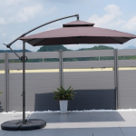 360° Rotating Cantilever Patio Umbrella – 3m with Vented Canopy