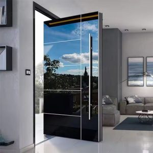 Traditional Black Front Security Door