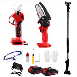 2-in-1 21V Lithium Battery Powered Chainsaw
