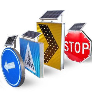 Solar Road Safety Signal Board