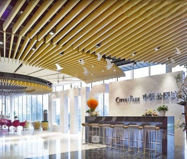 Decorative Wood Grain False Ceiling System - Image 3