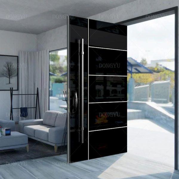 Modern Security Pivot Door – Exterior/Interior - Image 4