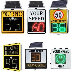 Solar Powered Radar Speed Signs