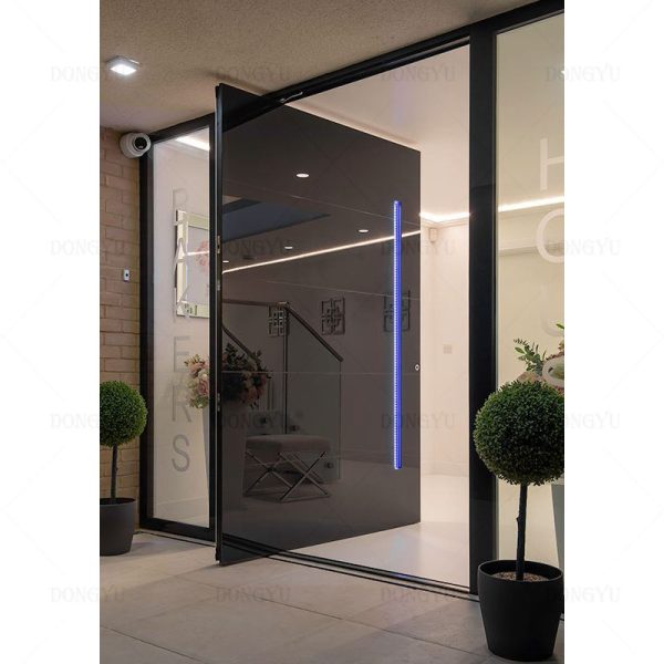Modern Security Pivot Door – Exterior/Interior - Image 7