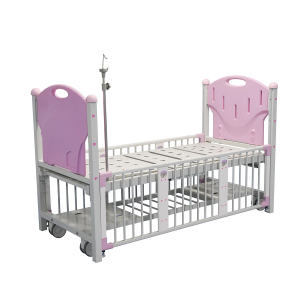Fence-Type Double Rocker Manual Hospital Bed – 2-Function Adjustable