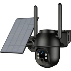 3MP 4G Solar PTZ Outdoor Camera – Off-Grid Surveillance for Industrial and Commercial Use