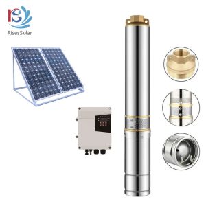 AC/DC Hybrid 2HP Solar Water Pump – 4" Submersible